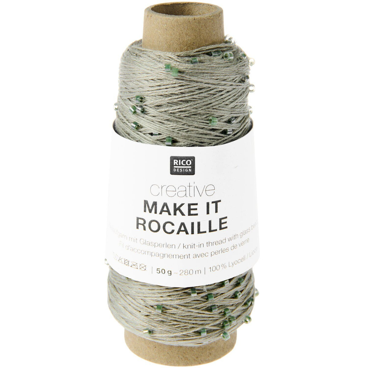 Rico Design Creative Make It Rocaille – 50 g / 280 m - versch. Farben - Beilaufgarn