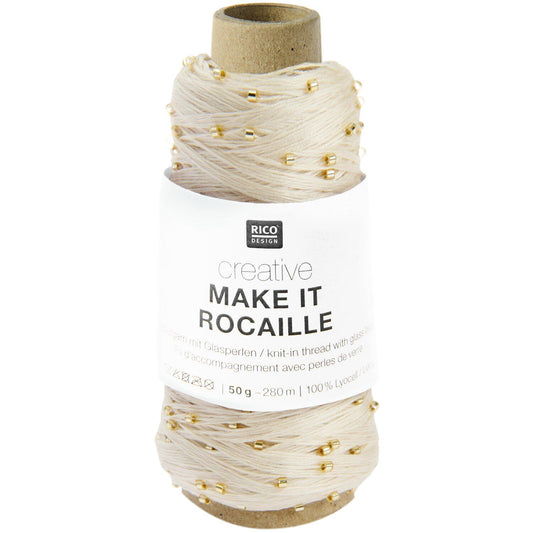 Rico Design Creative Make It Rocaille – 50 g / 280 m - versch. Farben - Beilaufgarn