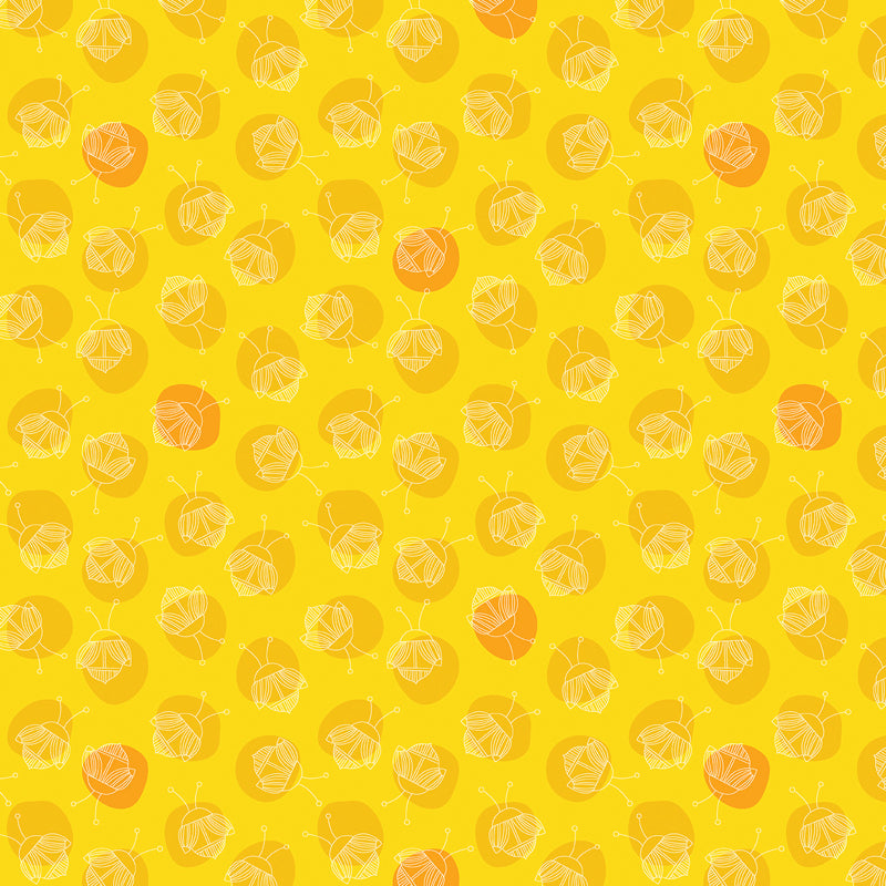 Fat Quarter Paket "Lucky Bugs" Sugaridoo Benartex 22-teilig