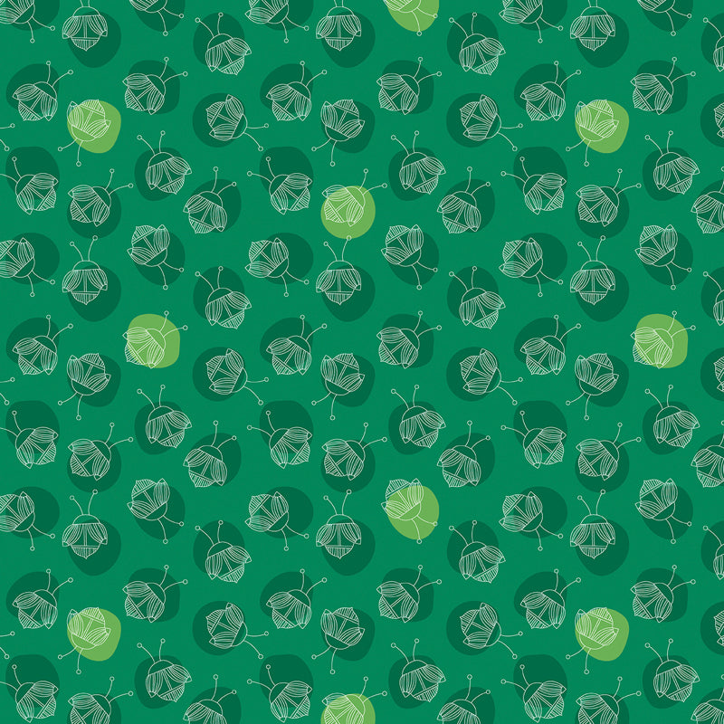 Fat Quarter Paket "Lucky Bugs" Sugaridoo Benartex 22-teilig