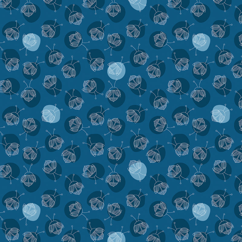 Fat Quarter Paket "Lucky Bugs" Sugaridoo Benartex 22-teilig