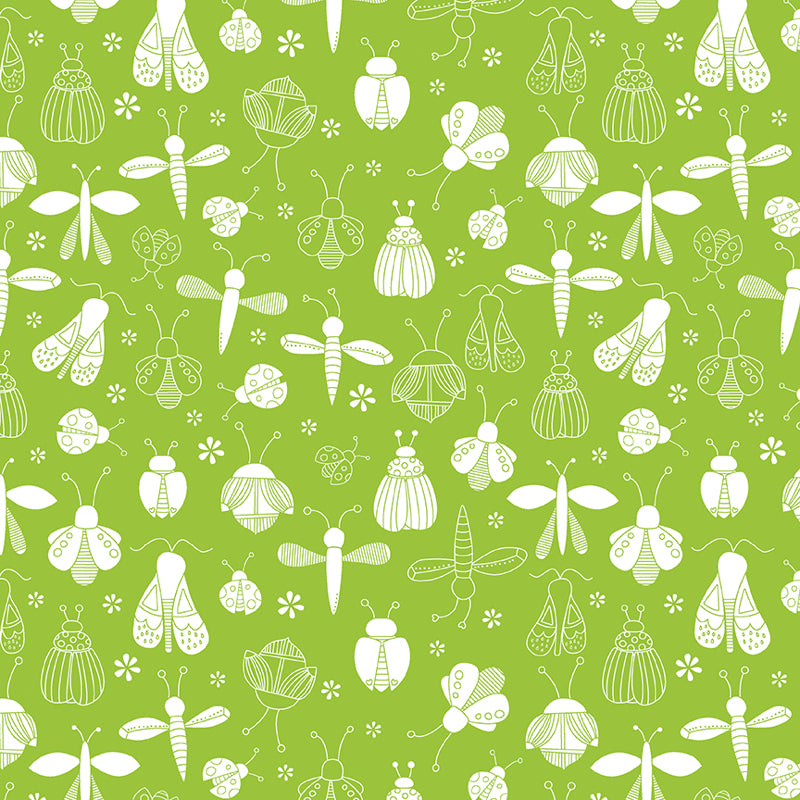 Fat Quarter Paket "Lucky Bugs" Sugaridoo Benartex 22-teilig