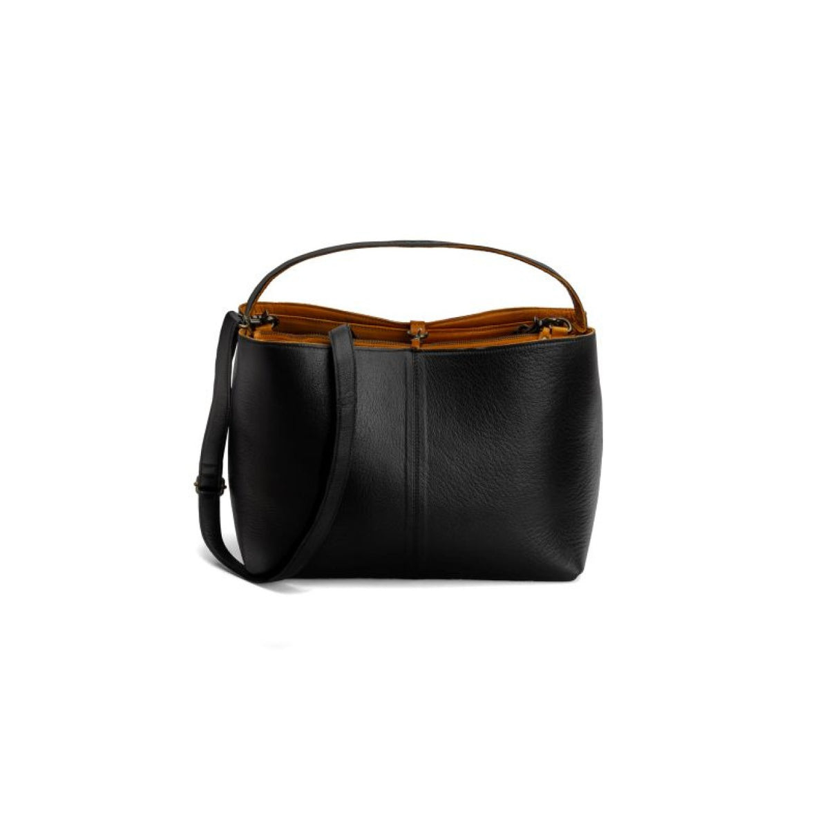 Muud Tasche "Jade" in schwarz - Stricken - Häkeln Projekttasche Laptop