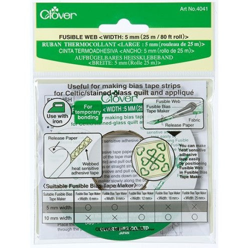 Clover Aufbügelbares Klebeband – 5 mm × 25 m | Art.-Nr. 4041