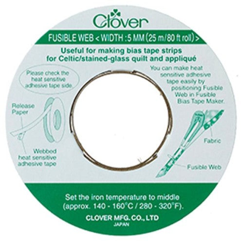 Clover Aufbügelbares Klebeband – 5 mm × 25 m | Art.-Nr. 4041
