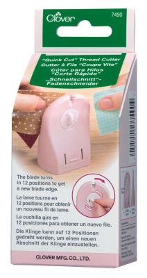 Clover "Quick Cut" Schnellschnitt-Fadenschneider Quilten Nähen Patchwork