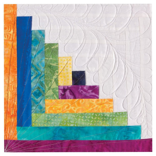 Accuquilt Stanzform Log Cabin  55349 - 12 Stanzteile für einen Block