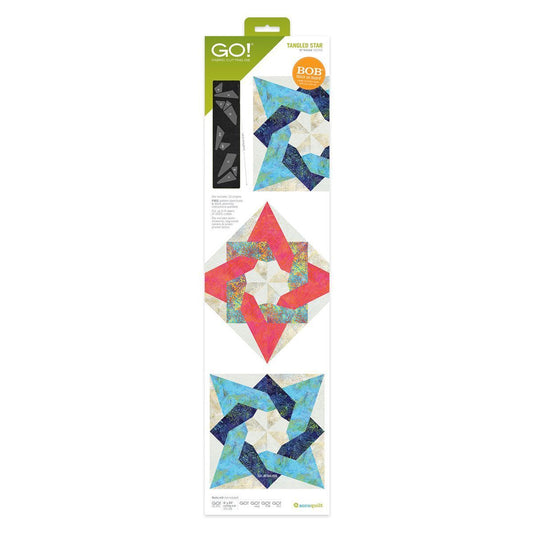 AccuQuilt Schablone/Stanze Tangled Star  Art. Nr. 55543 fertig 10 Inch Block