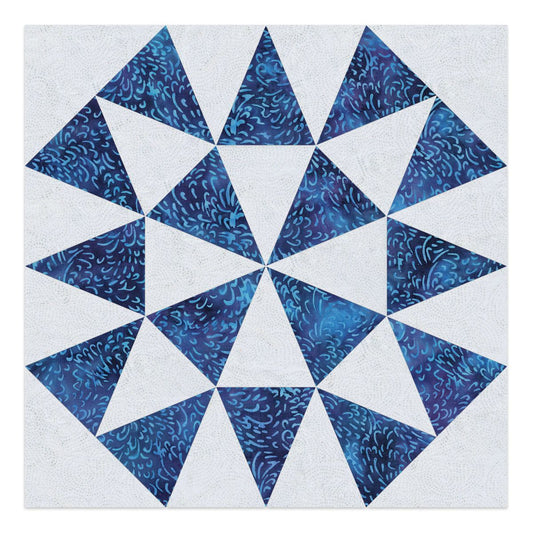 Accuquilt Stanzform Morning Star Art Nr. 55556 - 8 Stanzteile für einen Block