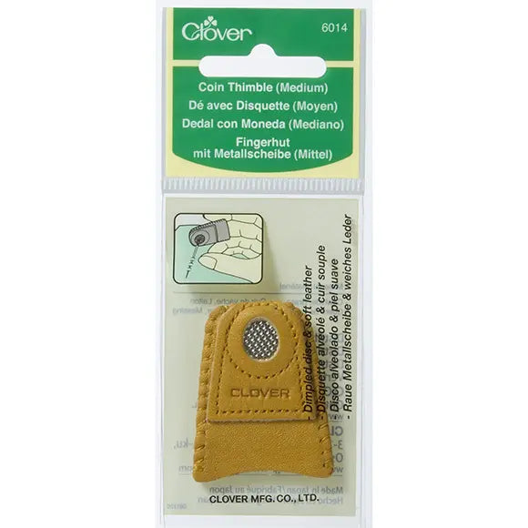 Clover Fingerhut mit Metallscheibe – Größe Mittel – Art.-Nr. 6014