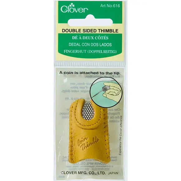 Clover Doppelseitiger Lederfingerhut | Art.-Nr. 616