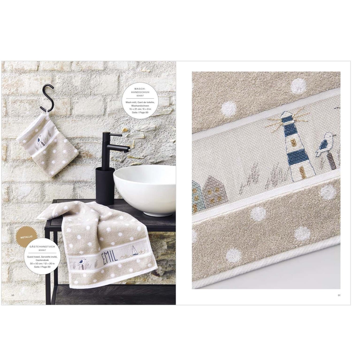Stickbuch "Maritim" Rico-Design Anleitungen für gezählten Kreuzstich