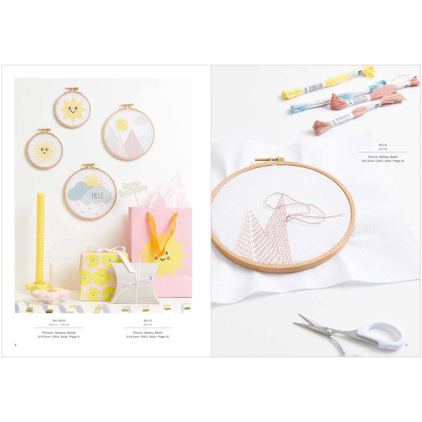Stickbuch Happy Baby - Rico Design - Süße Kreuzstichmotive für Artikel rund ums Baby