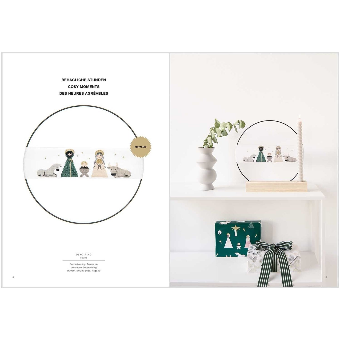 Stickbuch Christmas Joy - Rico Design - Stickbuch für gezählten Kreuzstich