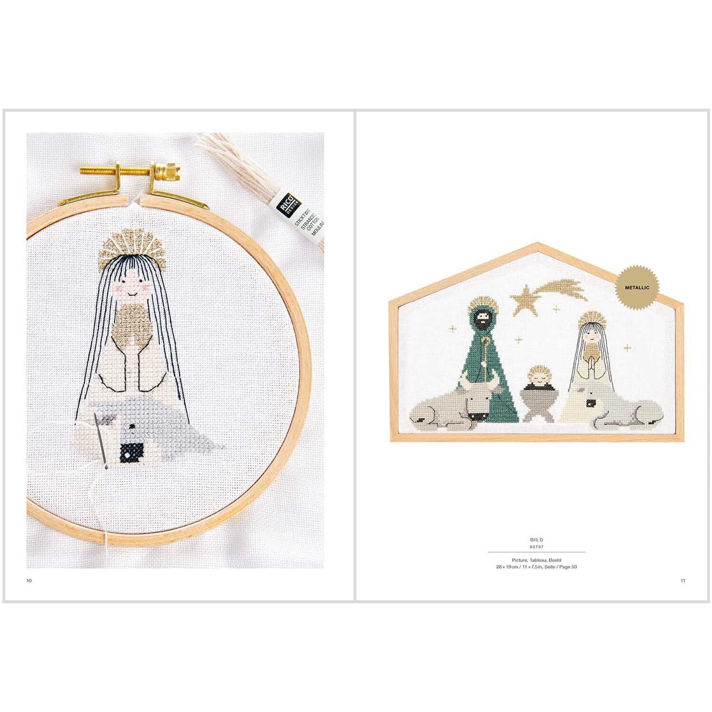 Stickbuch Christmas Joy - Rico Design - Stickbuch für gezählten Kreuzstich
