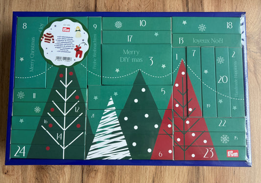 Prym Adventskalender 2026 - frisch eingetroffen, auch mit 20% Rabatt zum Ausverkauf des Shops