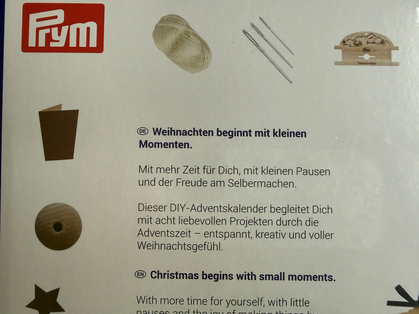 Prym Adventskalender 2026 - frisch eingetroffen, auch mit 20% Rabatt zum Ausverkauf des Shops