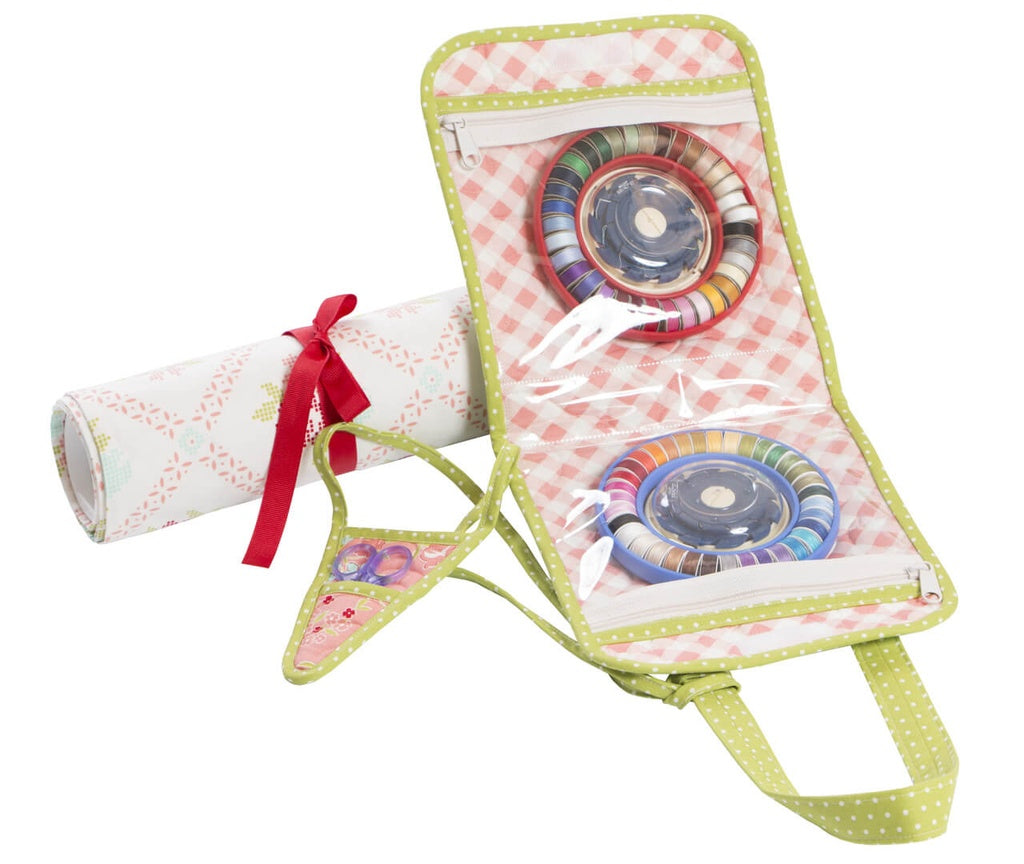 Applique to Go - by Annie - Tasche ideal zum Transport von Nähgarn und Nadeln EPP Applique