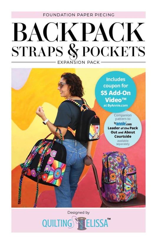 Backpack Straps & Pockets by Annie FPP Expansion Pack Vorlage für Träger und Taschenrückseite