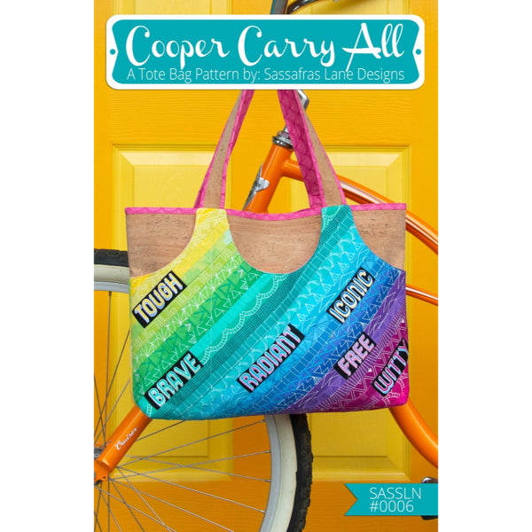 Schnittmuster "Cooper Carry All" Tasche 15 x 11 x 3 Inch (38 x 27,9 x 7,6 cm)
