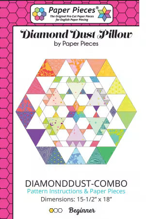 Diamond Dust Pillow by Paper Pieces - Tula Pink - EPP Kissen