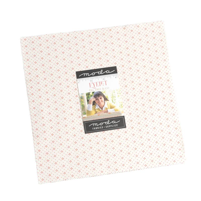 Eyelet – Layer Cake von Moda | 42 Stoffquadrate in der Größe 10x10 Inch