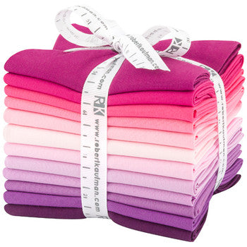 Fat Quarter Paket "Wildberry Palette" Kona Cotton Robert Kaufmann 12-teilig