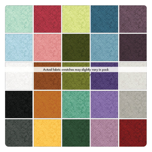 10 Inch Charm Pack Layer Cake „Wisper Weave Too“ von Benartex 42 Stück 100% Cotton Baumwolle