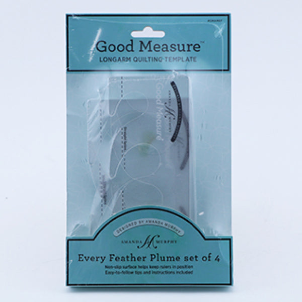 Lineale zum Rulerquilten „Every Feather Template Set“ (4-Teilig) Amanda Murphy