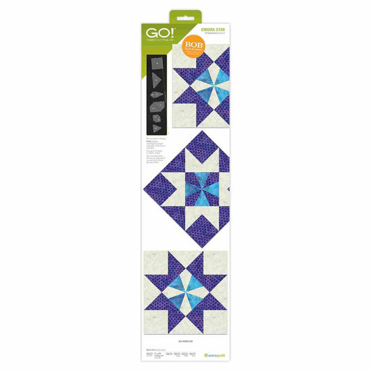 AccuQuilt Schablone/Stanze Enigma Star Art. Nr. 55676 Block 10 Inch