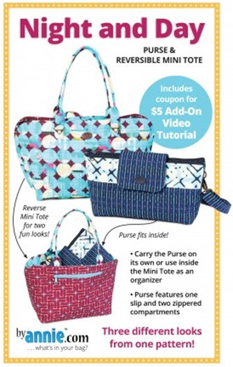 Night and Day Anleitung Nähen Tasche ByAnnie Patterns By Annie