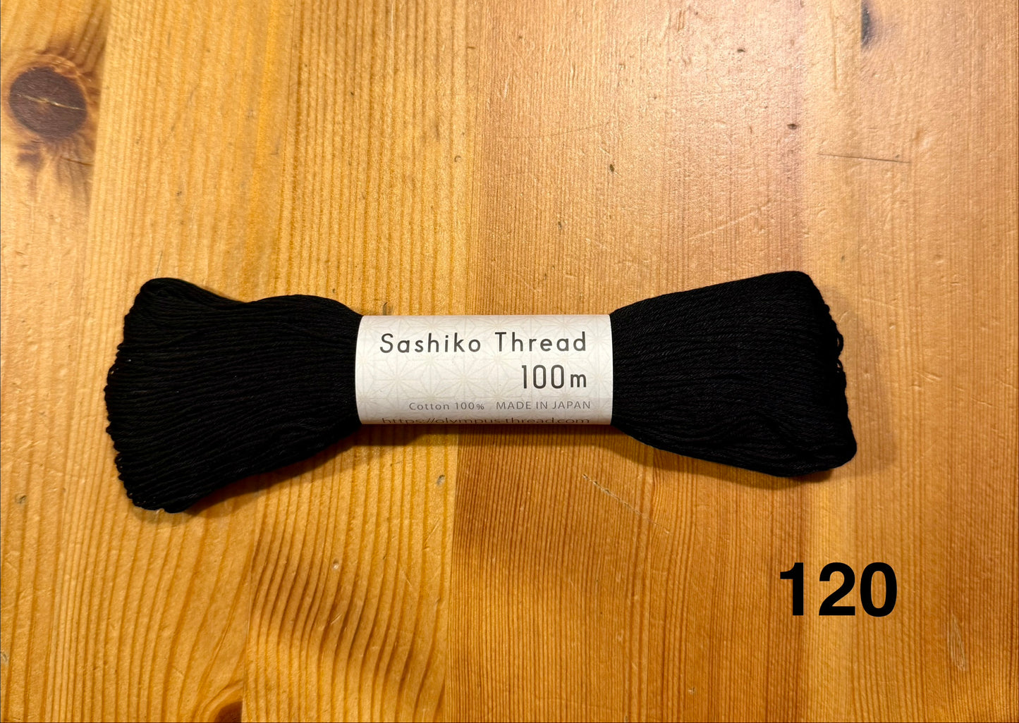 Original Sashiko Garn unifarben Japan 100m Olympus Thread verschiedene Farben