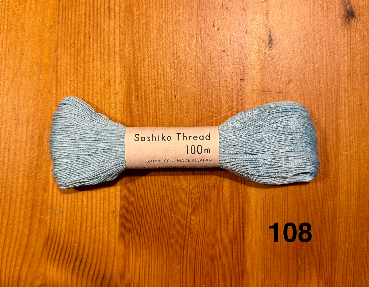 Original Sashiko Garn unifarben Japan 100m Olympus Thread verschiedene Farben