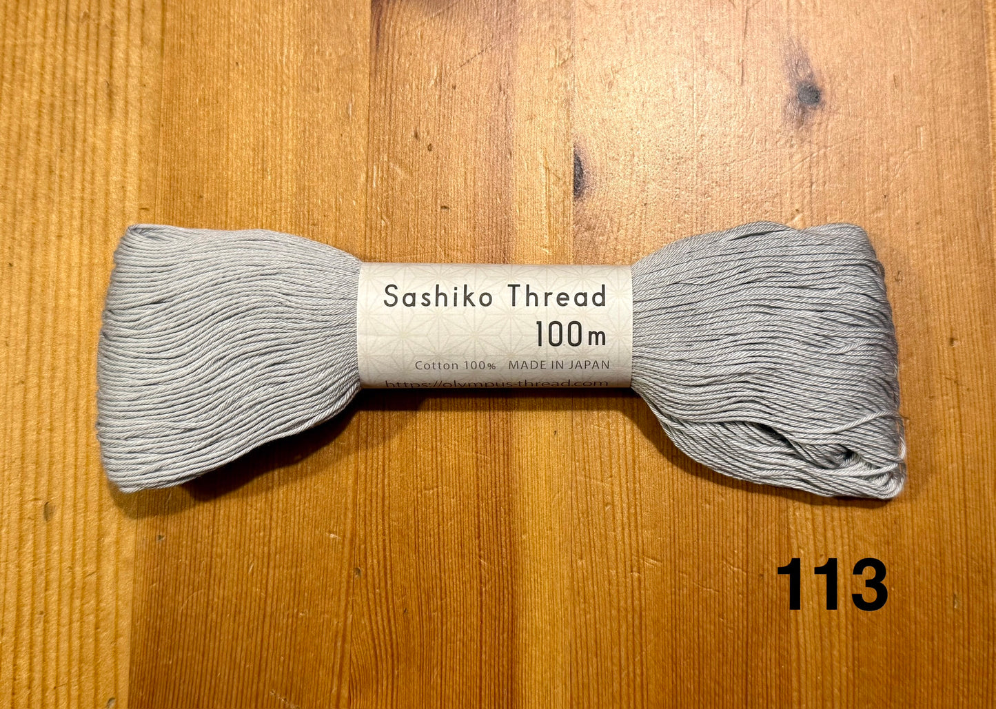Original Sashiko Garn unifarben Japan 100m Olympus Thread verschiedene Farben