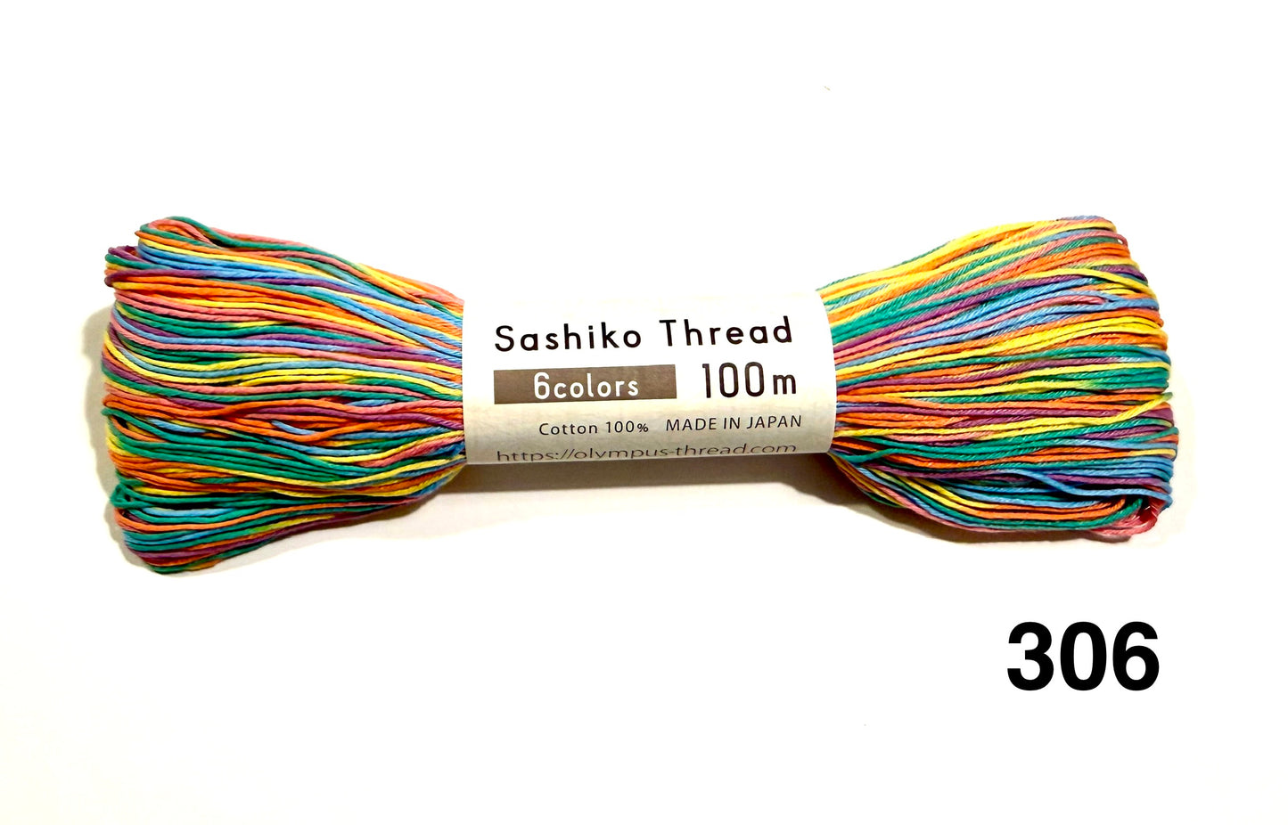 Original Sashiko Garn multicolour Japan 100m Olympus Thread verschiedene Farben
