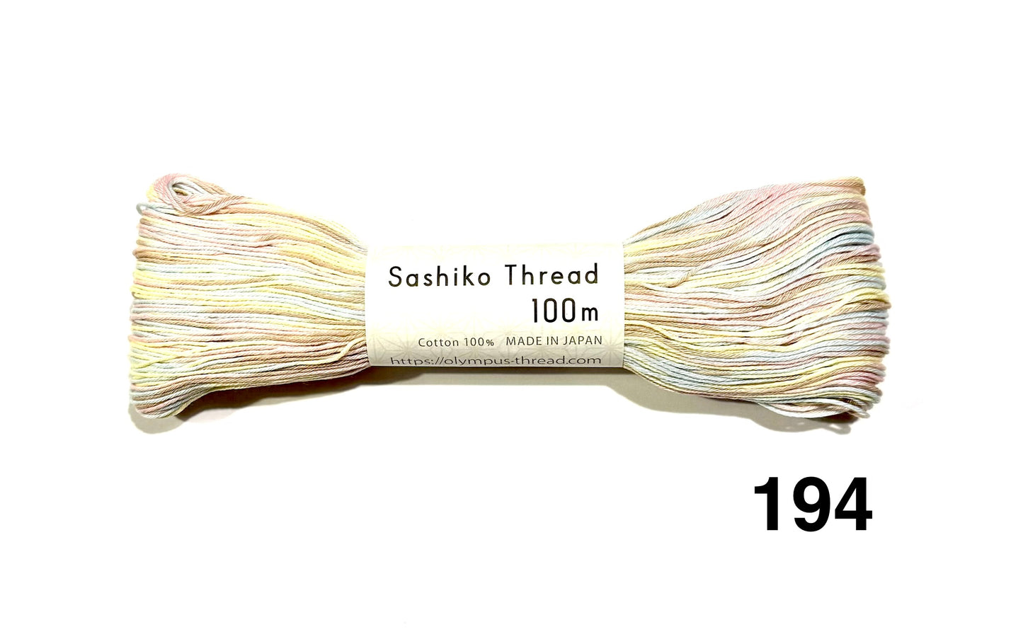 Original Sashiko Garn multicolour Japan 100m Olympus Thread verschiedene Farben