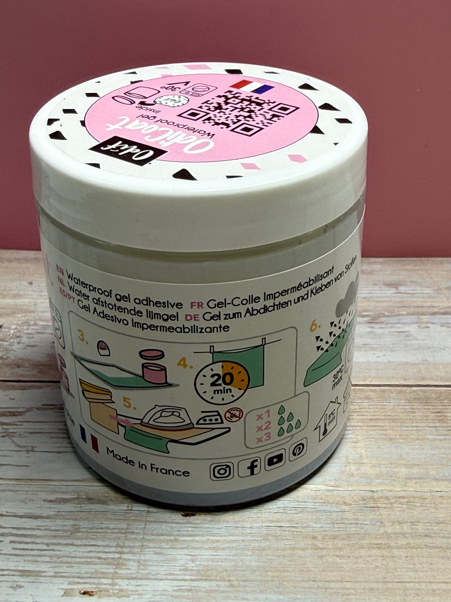 Odicoat Gel Stoffbeschichtung Wasserabweisend waschbar 250ml Dose