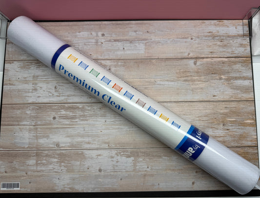 Premium Clear Vinyl byannie Rolle 16x54 Inch (40,6 x137cm) Nähen Taschen Klar