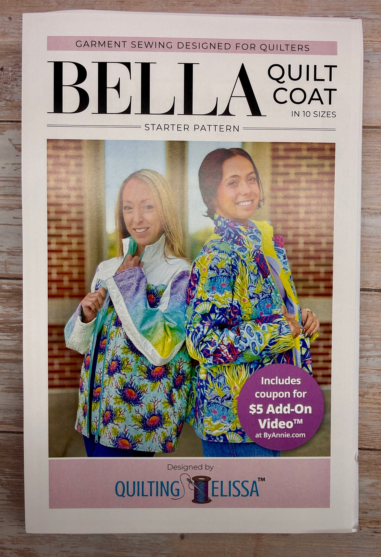 Bella Quilt Coat Starter Pattern Anleitung Jacke Patchwork Quilt byannie