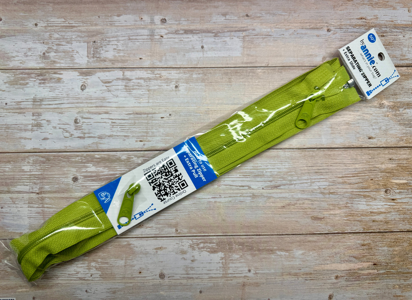 Teilbare Reißverschlüsse byAnnie 10 Farben plus 2 Zipper 127 cm (50 Inch) Taschen Quilt Coat