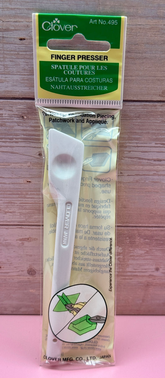 Finger Presser Nahtausstreicher Clover 495 FPP, EPP, Stickmaschine