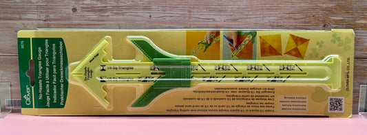 clover Dreieckmessschieber Art Nr. 9579 Patchwork Quilten Quadrate Dreiecke