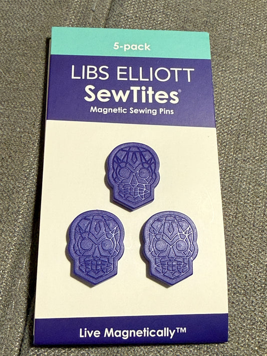 SewTites Libs Elliott Totenköpfe Nähmagnete EPP fixieren statt Nadeln ohne Kraft