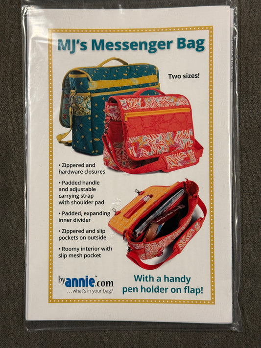 Schnittmuster MJ´s Messenger Bag Tasche Umhängen Kuriertasche Aktentasche 2 Größen