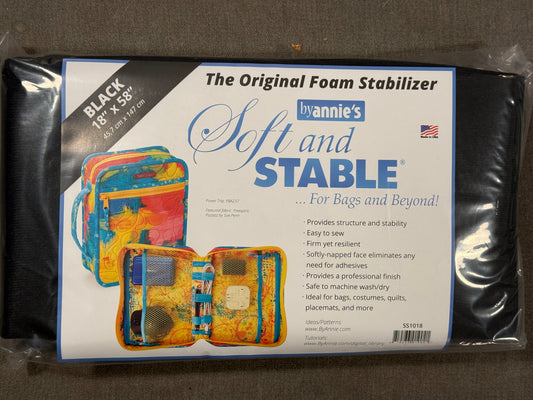 Soft and Stable by Annie 18x58 Inch (45,7 x 147 cm) schwarz oder weiß Tasche