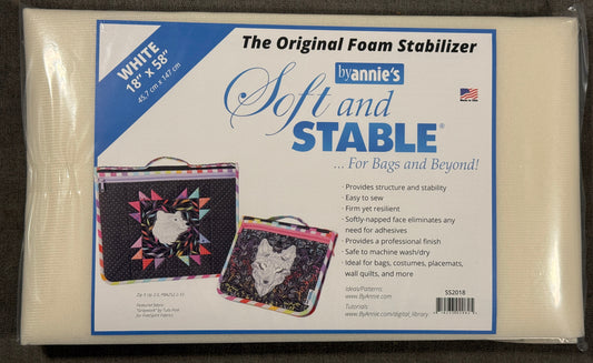 Soft and Stable by Annie 18x58 Inch (45,7 x 147 cm) schwarz oder weiß Tasche