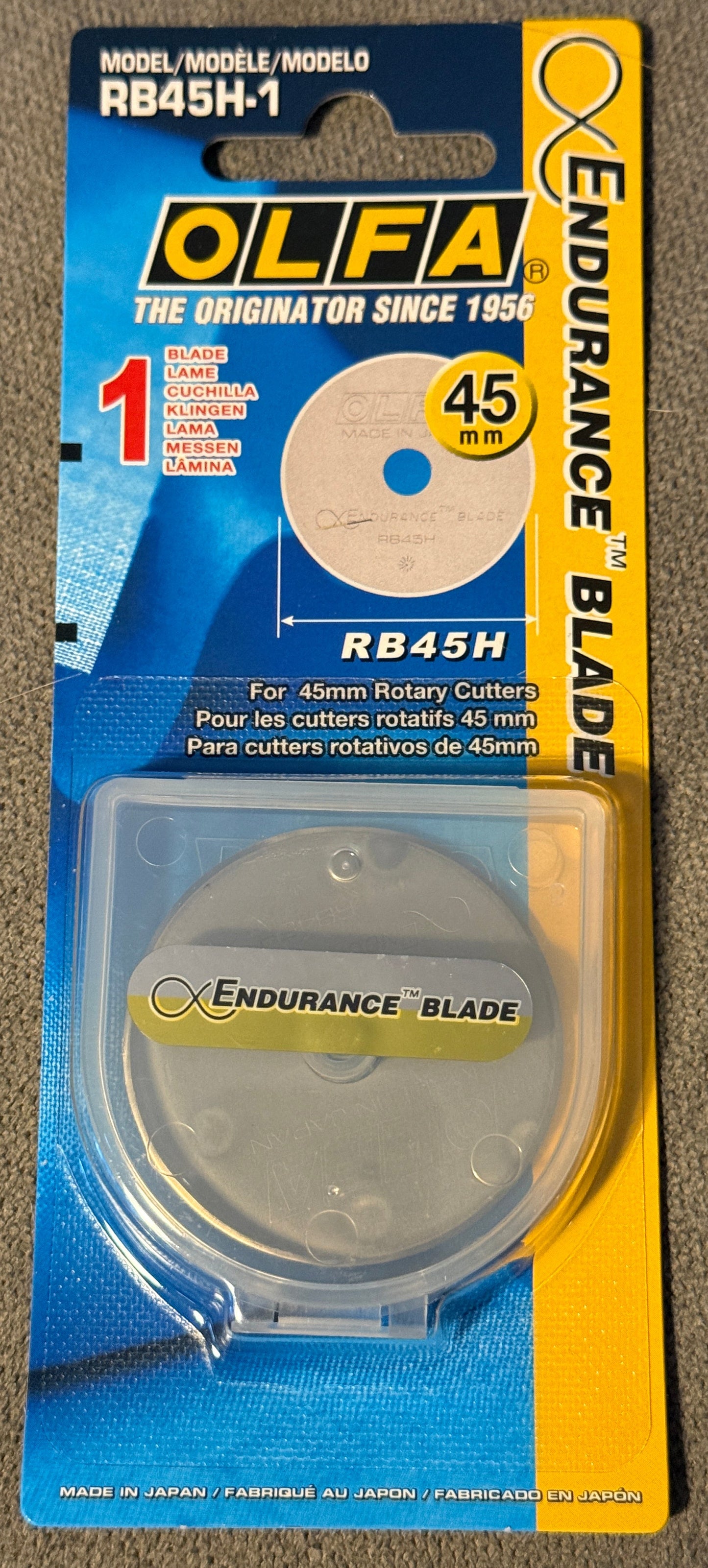 Olfa Endurance Blades 45 mm Durchmesser Einzelpackung Art. Nr. RB45H-1