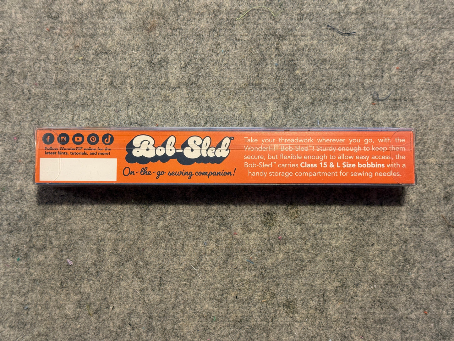 Bob Sled Spulenhalter EPP Wonderfil Decobob mobil Platz für 13 Spulen leer