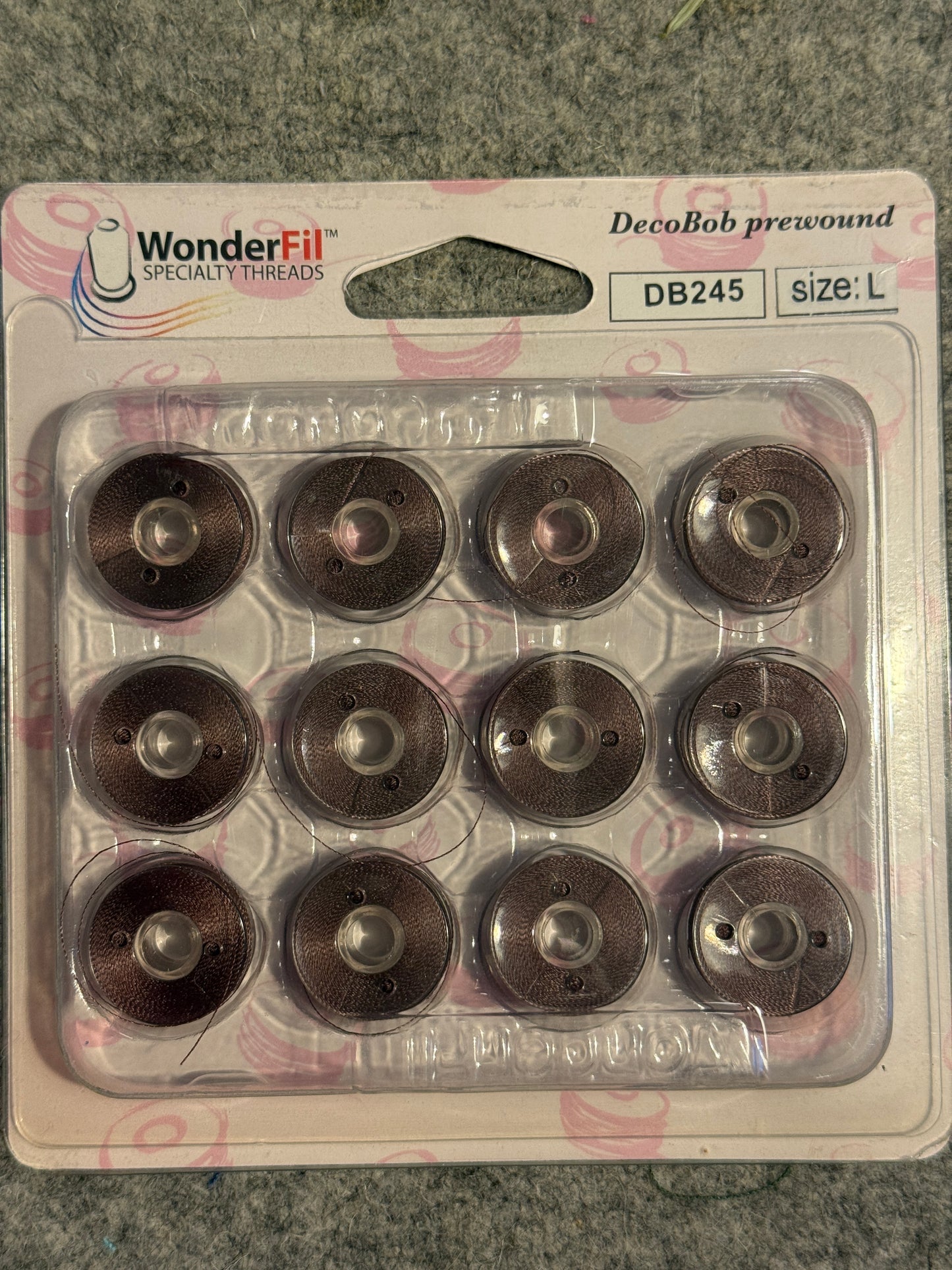 Decobob Spulen zu je 1,00 Euro Bob Sled Spulenhalter EPP Wonderfil
