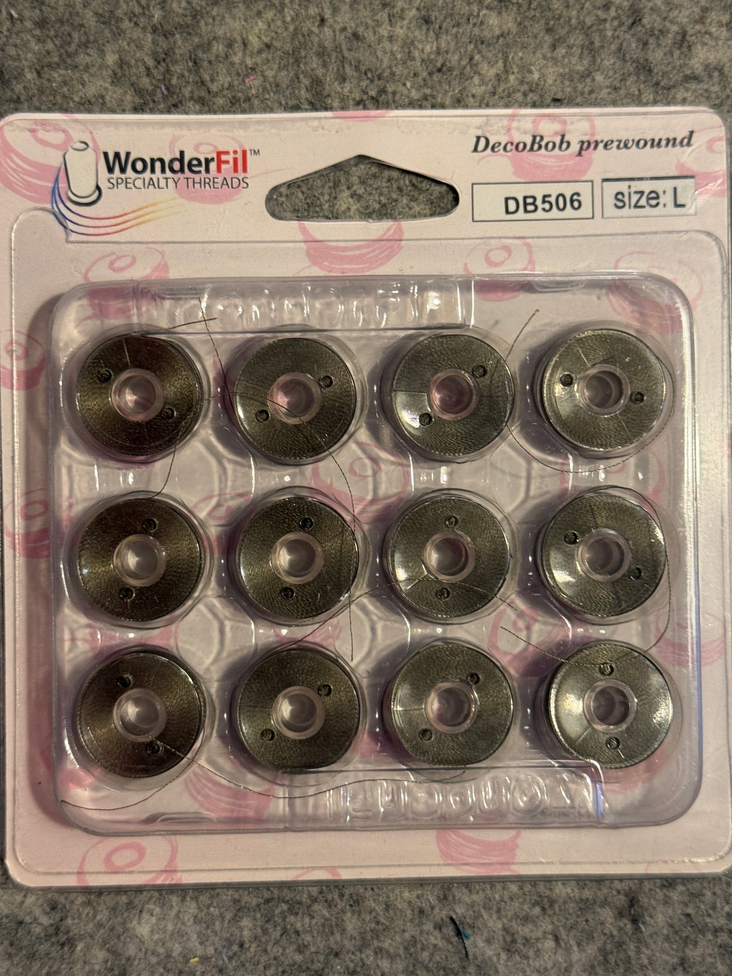 Decobob Spulen zu je 1,00 Euro Bob Sled Spulenhalter EPP Wonderfil